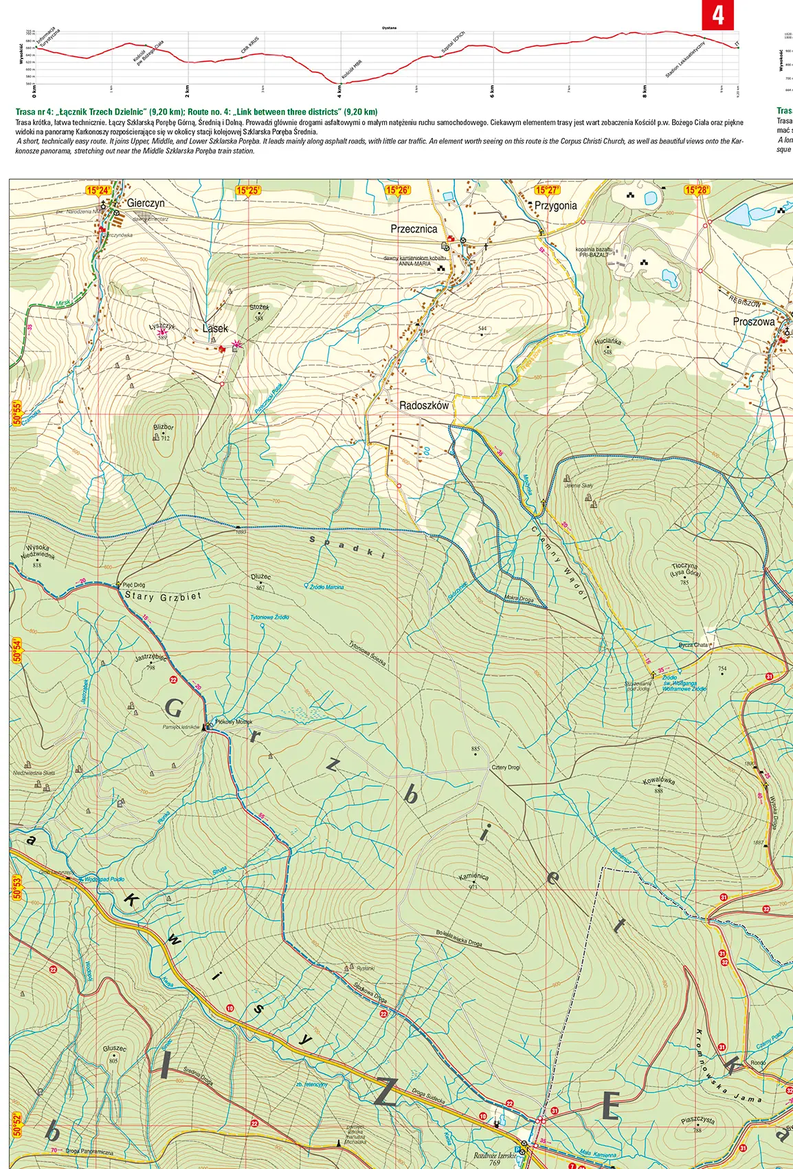 Rowerowa Kraina – mapa laminowana