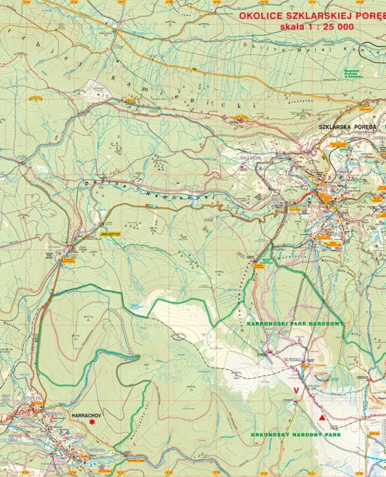 Szklarska Poręba i okolice – mapa papierowa