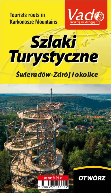 Szlaki turystyczne Świeradów-Zdrój i okolice laminowana