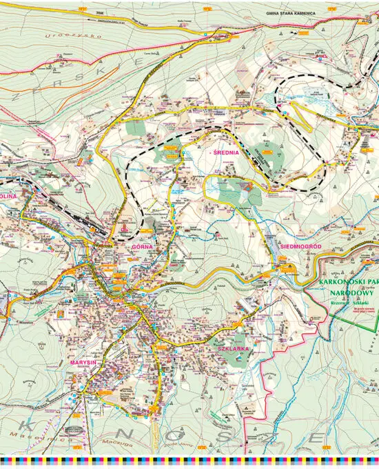 Szklarska Poręba plan miasta B2