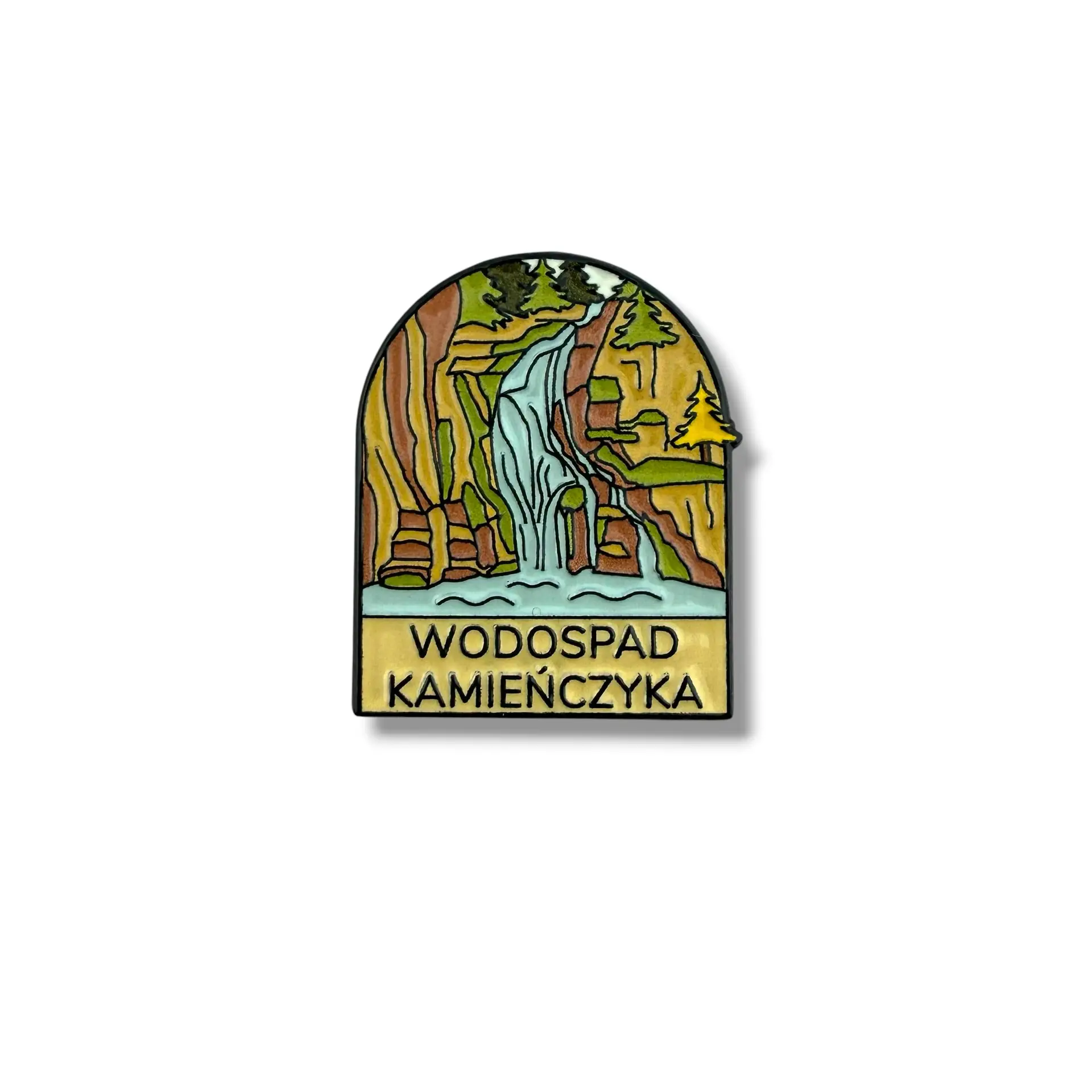 Przypinka Wodospad Kamieńczyka